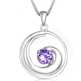 Colar Feminino De Titânio Com Revestimento De Platina De Alta Qualidade E Diamante