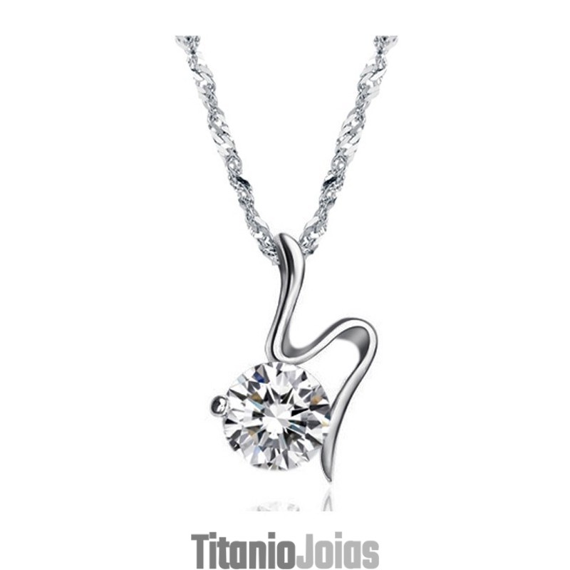 Colar De Titânio Com Revestimento De Platina Retrô Feminino De Alta Qualidade Colar De Titânio Com Revestimento De Platina Retrô Feminino De Alta Qualidade