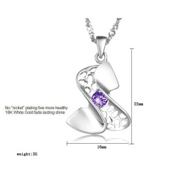 Colar De Titânio Com Revestimento De Platina Feminino De Alta Qualidade
