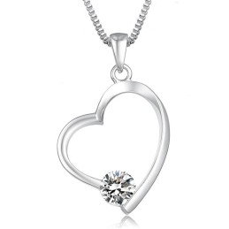 Colar Feminino De Titânio Com Banho De Platina E Diamantes, Grande Variedade