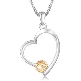 Colar Feminino De Titânio Com Banho De Platina E Diamantes, Grande Variedade