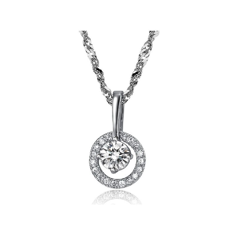 Colar De Titânio Com Banhado Em Platina Feminino Da Rainha Da Qualidade Colar De Titânio Com Banhado Em Platina Feminino Da Rainha Da Qualidade