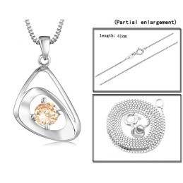 Colar Feminino De Titânio Com Banho De Platina E Qualidade Garantida
