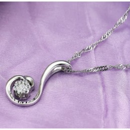 Colar De Titânio Com Revestimento De Platina Em Formato De Fênix Feminino De Alta Qualidade
