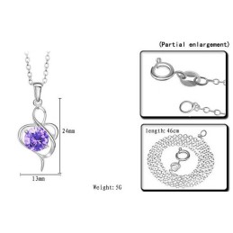 Colar Feminino De Titânio Com Banho De Platina E Diamante, Qualidade E Quantidade Garantidas