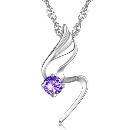 Colar Feminino De Titânio Com Revestimento De Platina E Diamante De Qualidade Confiável