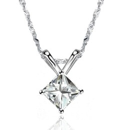 Colar Feminino Retrô De Titânio Com Banho De Platina E Qualidade Garantida