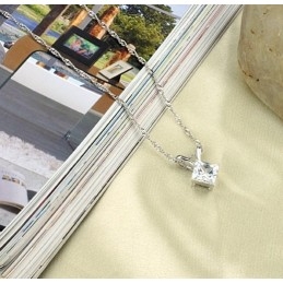 Colar Feminino Retrô De Titânio Com Banho De Platina E Qualidade Garantida