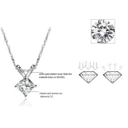 Colar Feminino Retrô De Titânio Com Banho De Platina E Qualidade Garantida