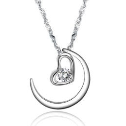Colar Feminino De Titânio Com Banho De Platina E Strass Completo Em Especificações