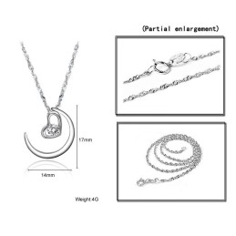Colar Feminino De Titânio Com Banho De Platina E Strass Completo Em Especificações