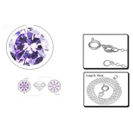 Colar Feminino De Titânio Com Banho De  E Diamantes, Grande Variedade