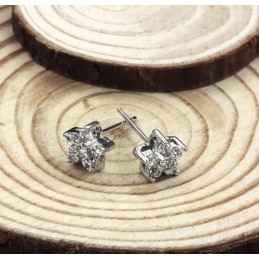 Brincos De Titânio Banhados A Platina, Antialérgicos E De Alta Qualidade, Com Diamantes, Conhecidos Por Sua Alta Qualidade