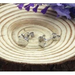 Brincos De Titânio Com Revestimento De Platina Em Formato De Maçã Femininos Fáceis De Usar