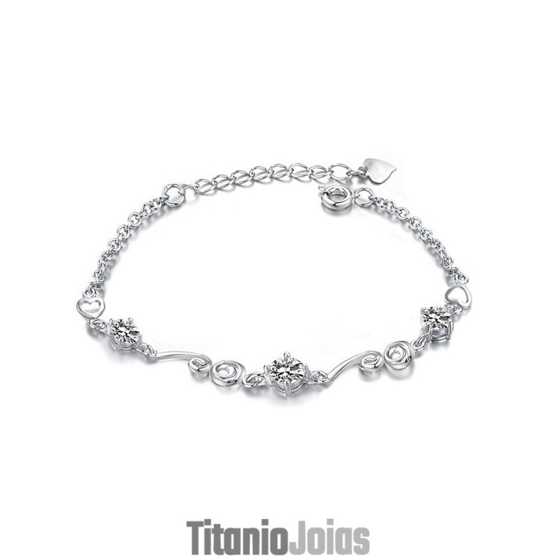 Pulseira Feminina De Titânio Com Revestimento De Platina Roxa De Alta Qualidade E Diamante Pulseira Feminina De Titânio Com Revestimento De Platina Roxa De Alta Qualidade E Diamante