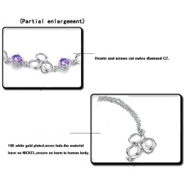 Pulseira Feminina De Titânio Com Revestimento De Platina E À Prova De Desbotamento, Grande Variedade
