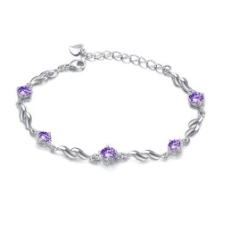 Pulseira De Titânio Banhada A Platina Feminina De Reputação Confiável