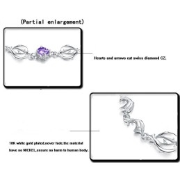Pulseira De Titânio Com Revestimento De Platina E Diamante, Formato De Golfinho, Durável Em Uso