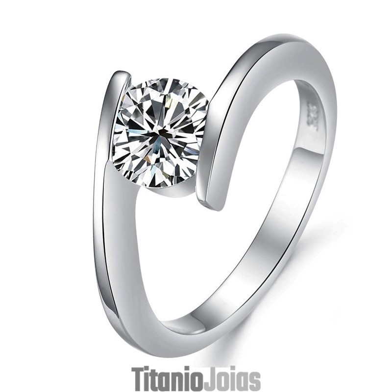 Anel De Titânio Com Revestimento De Platina Feminino De Desempenho Confiável Com Strass Anel De Titânio Com Revestimento De Platina Feminino De Desempenho Confiável Com Strass