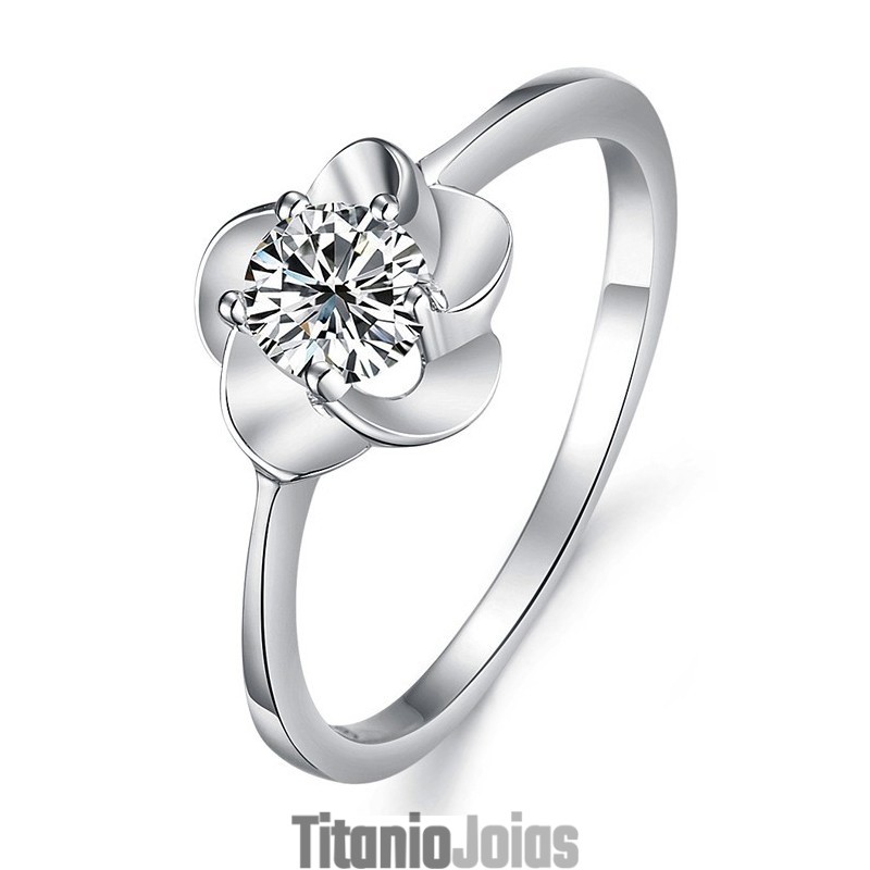 Anel De Titânio Com Revestimento De Platina Da Rainha Da Moda Feminina De Qualidade Anel De Titânio Com Revestimento De Platina Da Rainha Da Moda Feminina De Qualidade