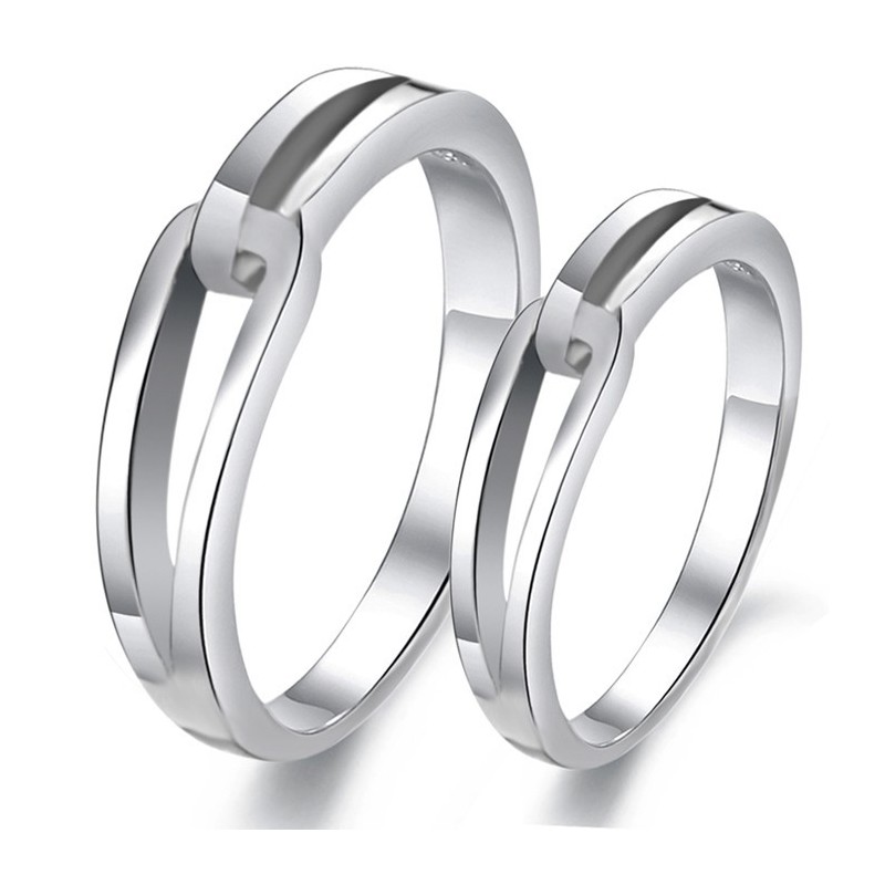 Anel De Titânio Com Revestimento De Platina E Qualidade Garantida Para Amantes Anel De Titânio Com Revestimento De Platina E Qualidade Garantida Para Amantes
