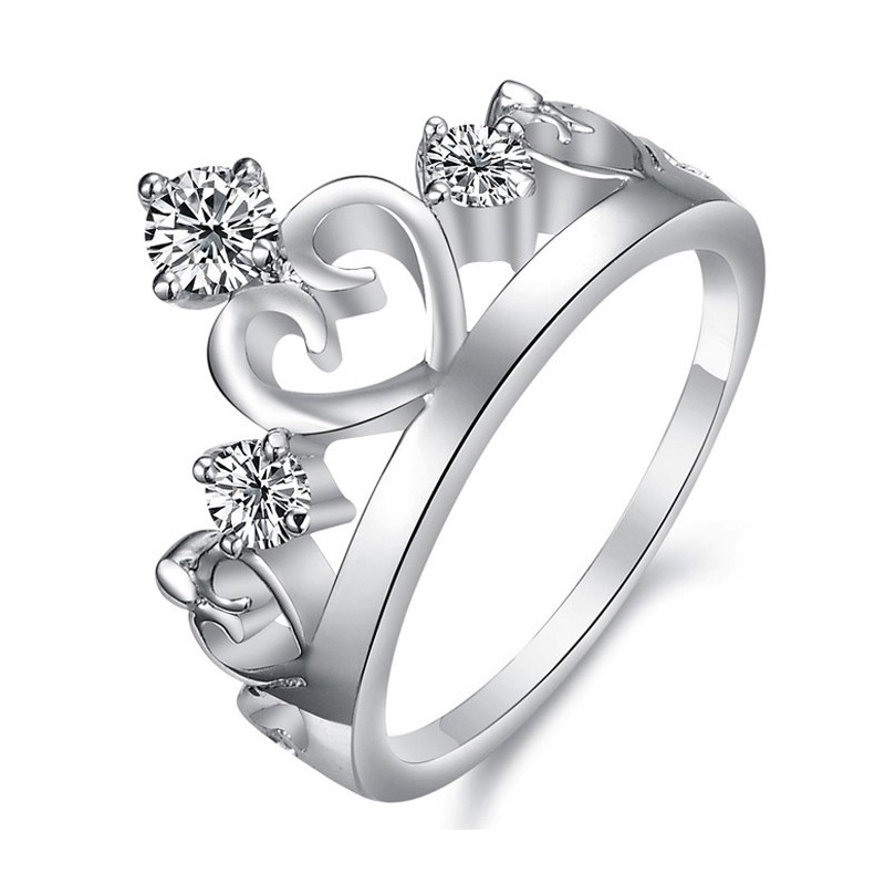 Anel De Titânio Com Revestimento De Platina E Strass De Renome Mundial Anel De Titânio Com Revestimento De Platina E Strass De Renome Mundial