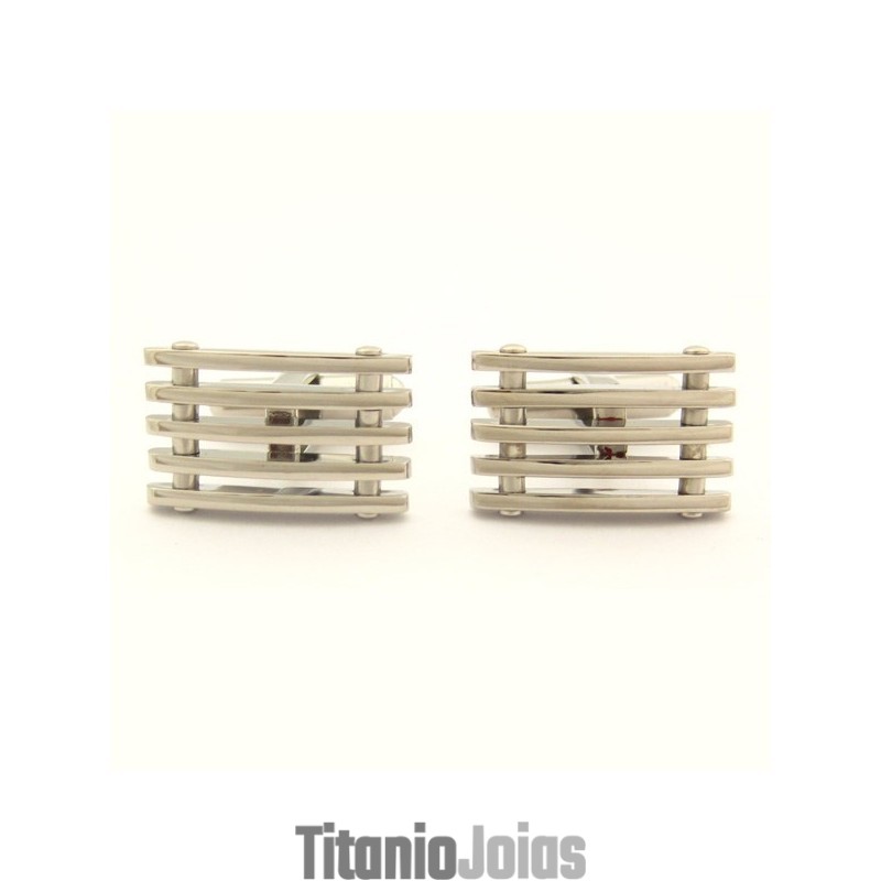 Abotoaduras Funky De Titânio Novo Estilo Abotoaduras Funky De Titânio Novo Estilo