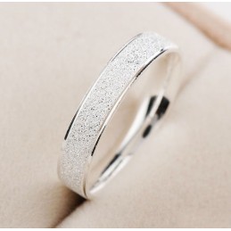 Anel De Titânio Com Revestimento De Platina E Fio De Pérola Fácil De Usar Para Amantes