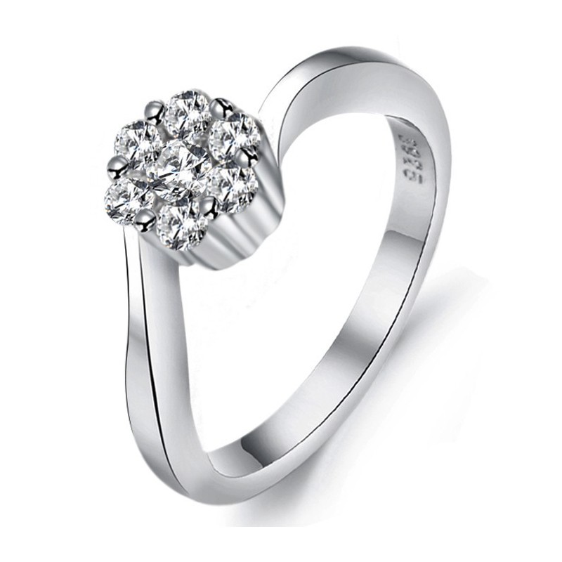 Anel Feminino De Titânio Com Banho De  E Strass Com Qualidade E Quantidade Garantidas