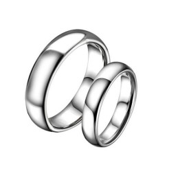 Anel De Cerâmica De Tungstênio Conciso De Alta Qualidade Para Amantes