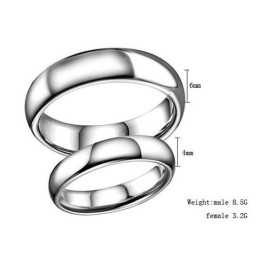 Anel De Cerâmica De Tungstênio Conciso De Alta Qualidade Para Amantes