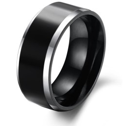 Anel De Cerâmica De Tungstênio Masculino De Qualidade Estável