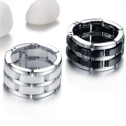Anel De Cerâmica De Tungstênio Preto E Branco Com Qualidade E Quantidade Garantidas