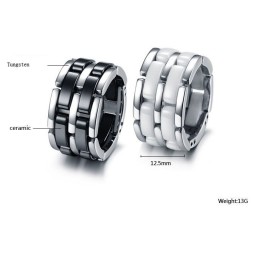 Anel De Cerâmica De Tungstênio Preto E Branco Com Qualidade E Quantidade Garantidas