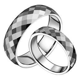 Anel De Cerâmica De Tungstênio De Alta Qualidade Para Amantes
