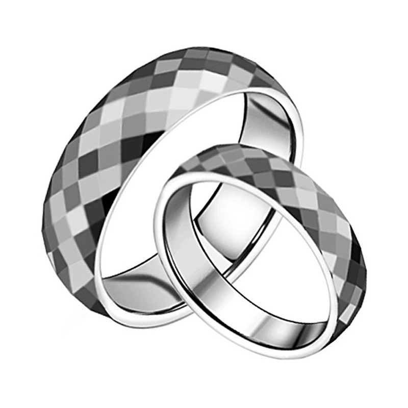 Anel De Cerâmica De Tungstênio De Alta Qualidade Para Amantes Anel De Cerâmica De Tungstênio De Alta Qualidade Para Amantes
