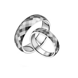 Anel De Cerâmica De Tungstênio De Alta Qualidade Para Amantes