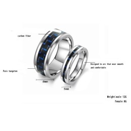 Anel De Cerâmica De Tungstênio Com Qualidade E Quantidade Garantidas Para Amantes
