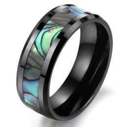 Anel De Concha De Cerâmica De Tungstênio Preto Com Qualidade E Quantidade Garantidas