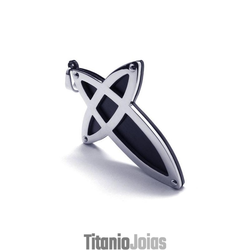 Pingente De Cruz De Titânio Novo Estilo - Free Chian