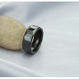 Anel De Cerâmica De Tungstênio Preto Com Ampla Variedade