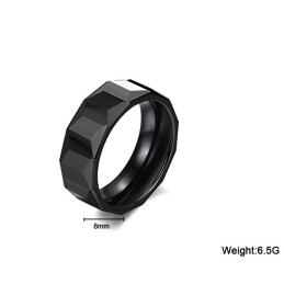 Anel De Cerâmica De Tungstênio Preto Com Ampla Variedade
