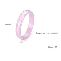 Anel De Cerâmica De Tungstênio Rosa, Vendendo Bem Em Todo O Mundo