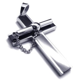 Novo Estilo De Pingente De Cruz De Titânio Extraível - Chian Grátis