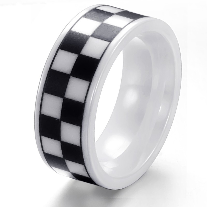 Anel De Cerâmica De Tungstênio Com Grade Masculina De Qualidade E Quantidade Garantidas Anel De Cerâmica De Tungstênio Com Grade Masculina De Qualidade E Quantidade Garantidas