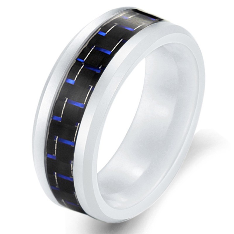 Anel De Cerâmica De Tungstênio E Fibra De Carbono Com Ampla Variedade Anel De Cerâmica De Tungstênio E Fibra De Carbono Com Ampla Variedade