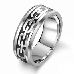 Anel Masculino De Cerâmica De Tungstênio Com Ampla Variedade