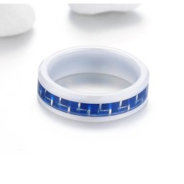 Anel De Cerâmica De Tungstênio Azul Para Ter Uma Longa História