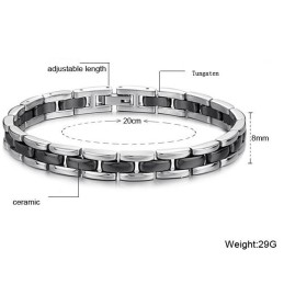 Pulseira De Cerâmica De Tungstênio Da Moda Com Reputação Confiável