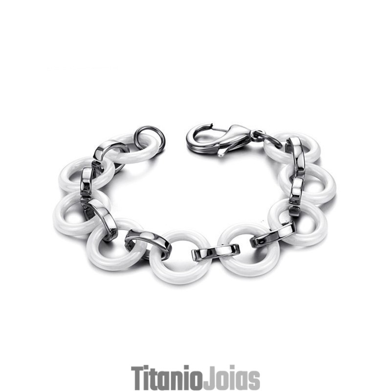 Pulseira De Cerâmica De Tungstênio Rainha Da Qualidade